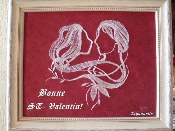 "Bonne St-Valentin!" en dentelle chez MA DOMIE d'AMOUR...
