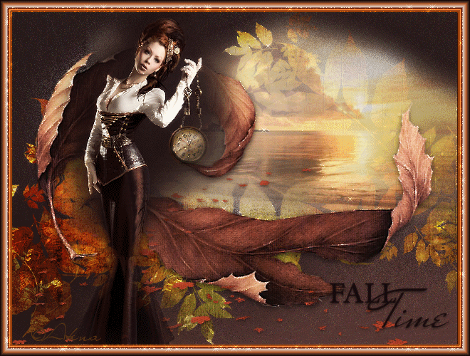"Fall Time" - Saison de la chute des feuilles et des fruits