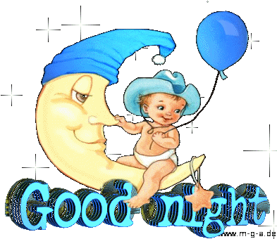 "Good night" - Petit cowboy sur la lune...