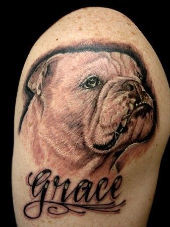 "Grace" - Tatouage portrait...