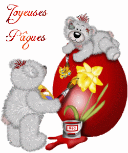 "Joyeuses Pâques" - Ou comment décorer un oeuf...