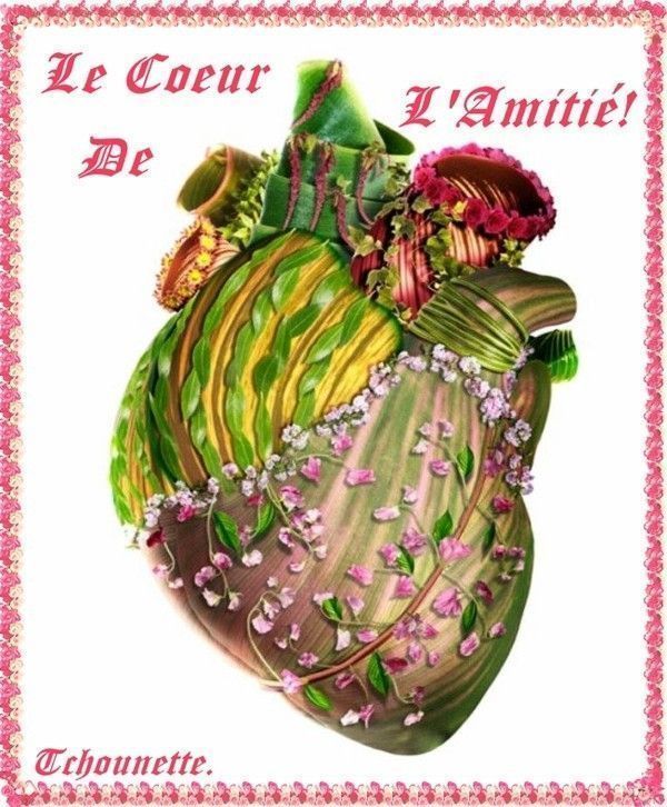 "Le coeur de l'Amitié!" de... MA JUMELLE, MA DOMIE D'AMOUR