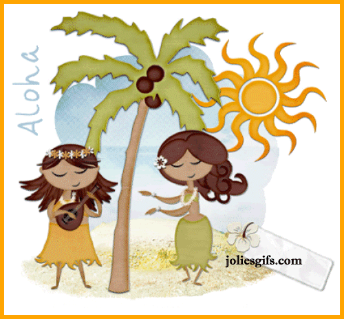 "Aloha" - Danse tahitienne sous le soleil et les palmiers...