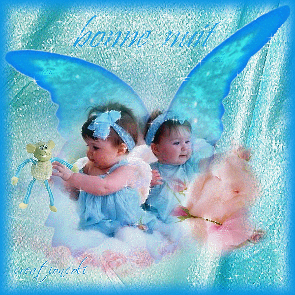 "Bonne nuit" - Deux petits anges...