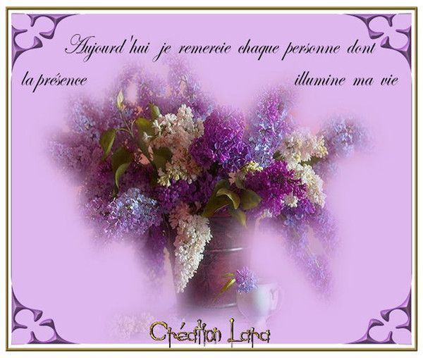 Un magnifique bouquet de lilas en KDO de... LARA...