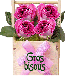 Résultat de recherche d'images pour "bisous fleurs rose"