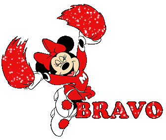 "Bravo" - Minnie, pompom girl...