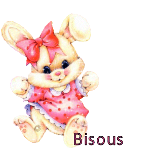 "Bisous" - Petite lapine...