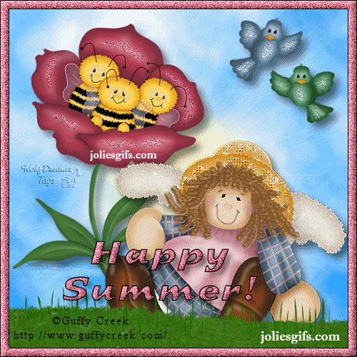 "Happy Summer!" - Créa naïve...