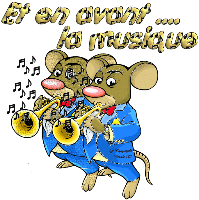 "Et en avant... la musique" - Rats trompétistes...