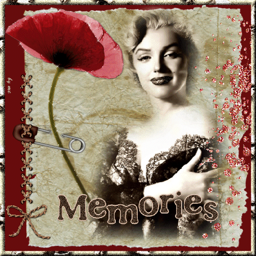 "Memories" - Marilyn Monroe et le coquelicot...