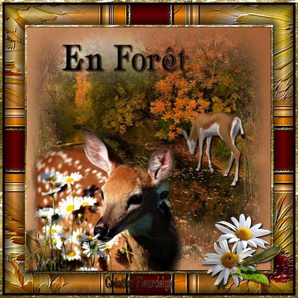 "En forêt" - Merveilleuse créa de MON AMIE ELISA18...