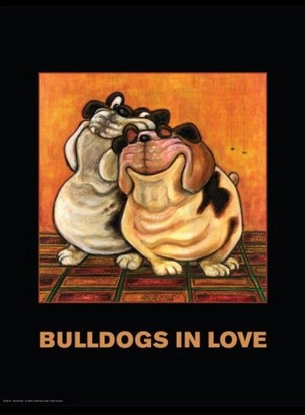 Affiche "Bulldogs in love"...