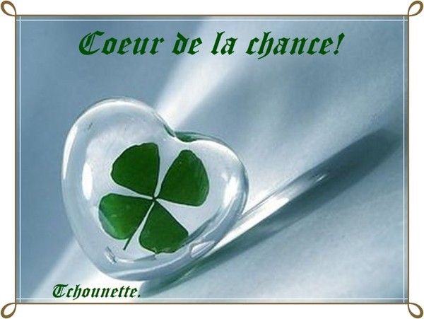 "Coeur de la chance!" de... MA JUMELLE, MA DOMIE D'AMOUR