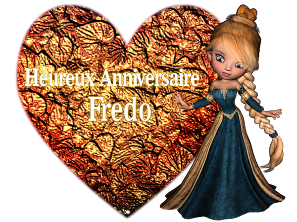 Pour l'anniversaire de Frédo de... MA DOMI D'AMOUR...