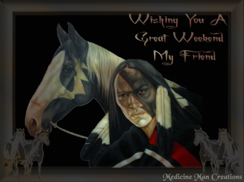 "Wishing you a great weekend my friend" - Guerrier...