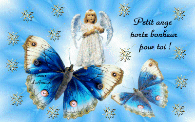 "Petit ange porte-bonheur" - Merci... DOMINIQUE...