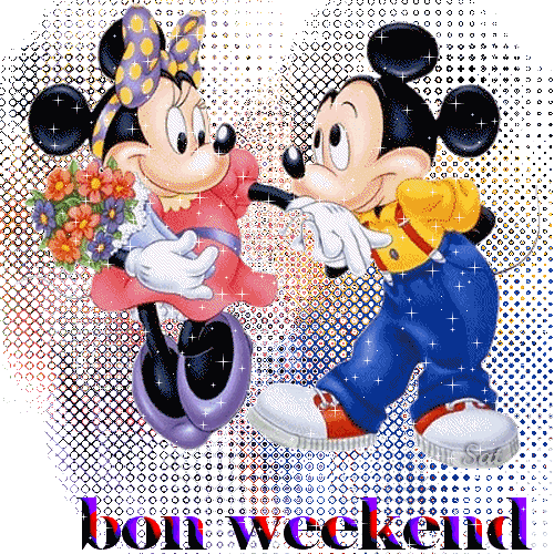 "Bon Week-End" - Le baise-main de Mickey à Minnie...