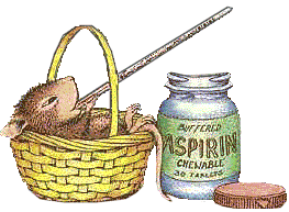 Thermomètre et aspirine